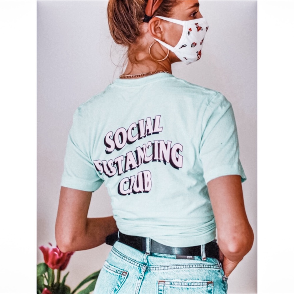 Social Distancing Club Graphic Tee - Picture 2 of 7